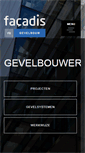 Mobile Screenshot of facadis.nl