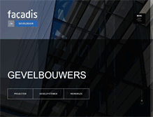 Tablet Screenshot of facadis.nl